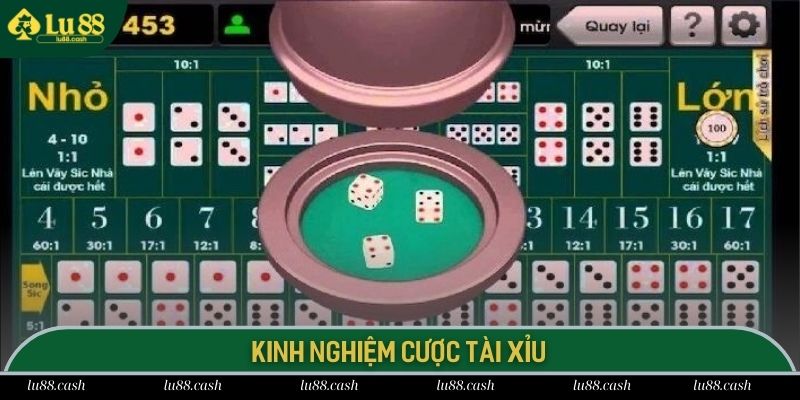 Tài Xỉu Lu88 Kinh nghiệm tham gia cược tài xỉu trực tuyến tại LU 88 cực hot